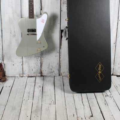 Epiphone 1963 Firebird Electric Guitar Silver Mist with Hardshell Case image 2