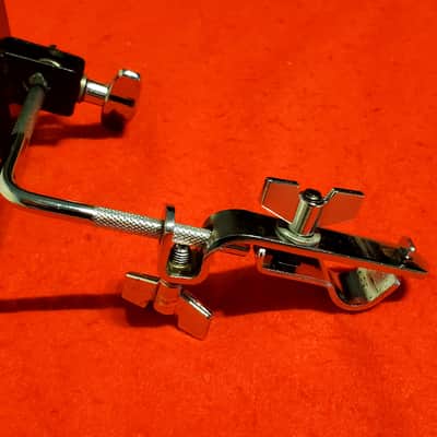 VTG Drum Stand SIDE Percussion Mount 1970's - Chrome & S.S. image 3