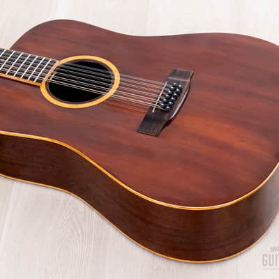 1980 Yamaki The ‘78 Heritage/12 Vintage 12-String Dreadnought Acoustic Guitar w/ Case, Japan image 13