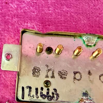 Used Sheptone AB Humbucker Bridge Position Guitar Pickup Circa 2010's - Gold image 7