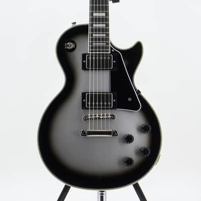 Used Epiphone Les Paul Custom Silverburst Electric Guitar Very Good Condition image 1