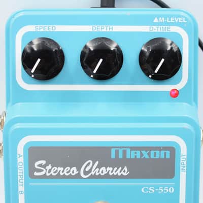 Maxon CS-550 Stereo Chorus With Original Box Power Supply Made in Japan Guitar Effect Pedal 231VSC016 image 2