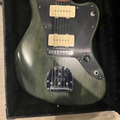 Fender Thurston Moore Artist Series Signature Jazzmaster 2010 - 2014 - Forest Green Transparent image 4