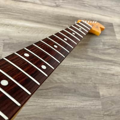 Allparts Fender Jazzmaster Neck w/ Aged Gotoh Tuners and Fender String Tree 2021 Tinted Nitrocellulose Relic image 3