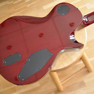 ESP LTD EC-1000 QM LH STBC See Thru Black Cherry Left Handed / Deluxe Series / Eclipse LP Type / EC1000 LH / IW22030344 image 10