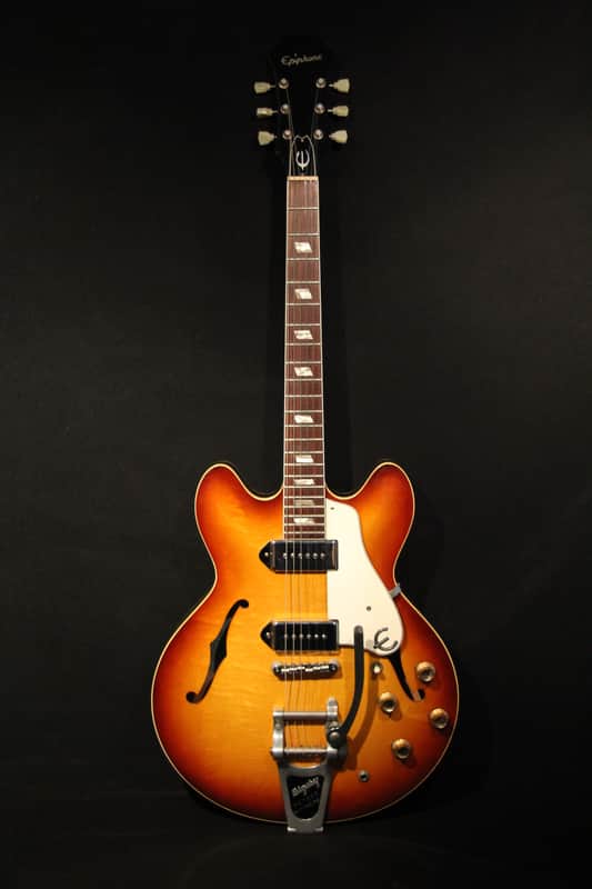 1966 Epiphone Casino 230TD Bigsby in sunburst with original Gibson