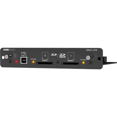 Klark Teknik DN32-LIVE SD/SDHC and USB 2.0 Expansion Module for M32/X32 Mixers - New! - Dealer! image 2