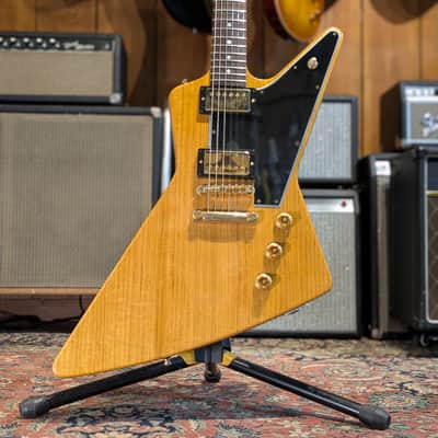 Gibson Custom Shop '58 Korina Explorer Reissue 2021 - Natural with Black Pickguard image 1