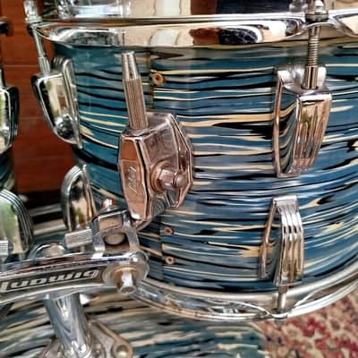 Ludwig Big Beat 1978/79, Blue Oyster Pearl. image 4