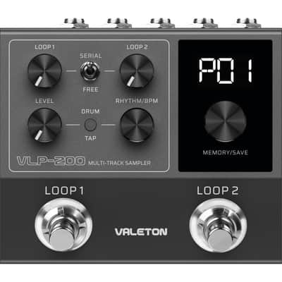 Valeton VLP-200 Multi-Track Sampler - Two full-featured loopers and a variety of drum rhythm patterns image 1