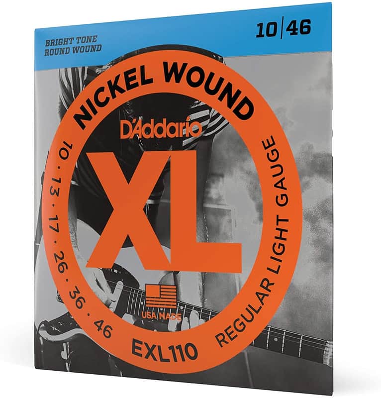 D'Addario EXL110  Nickel Round Wound X-Lite Electric Guitar Strings 10-46 image 1
