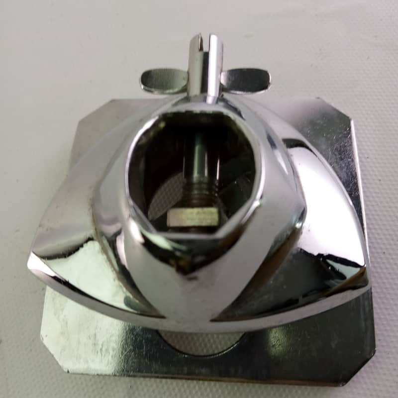 Premier #389-50 Bass Drum Mount Single Ratchet Tom Post Arm Receiver Chrome 60s image 1