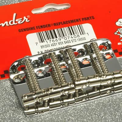 Fender Mexico Standard 4 String Bass Bridge Chrome, 0040798000 image 3