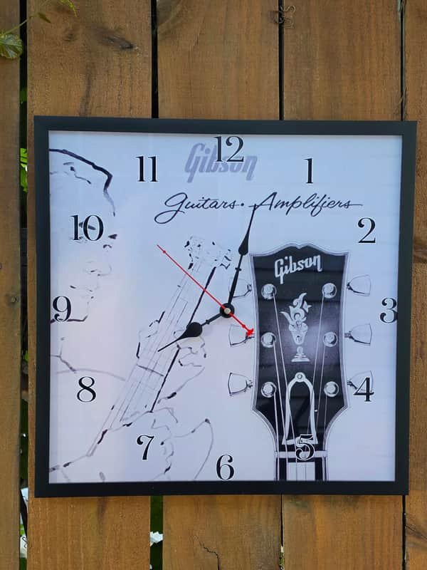 1959 Gibson Guitars Dealer Style Wall Clock Killer Cool Man Cave, Garage, Music Room e.t.c. Item image 1