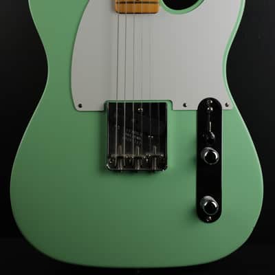 Fender 7Oth Anniversary Esquire  Nitro / Roasted Pine - Surf Green W/G&G Case image 4