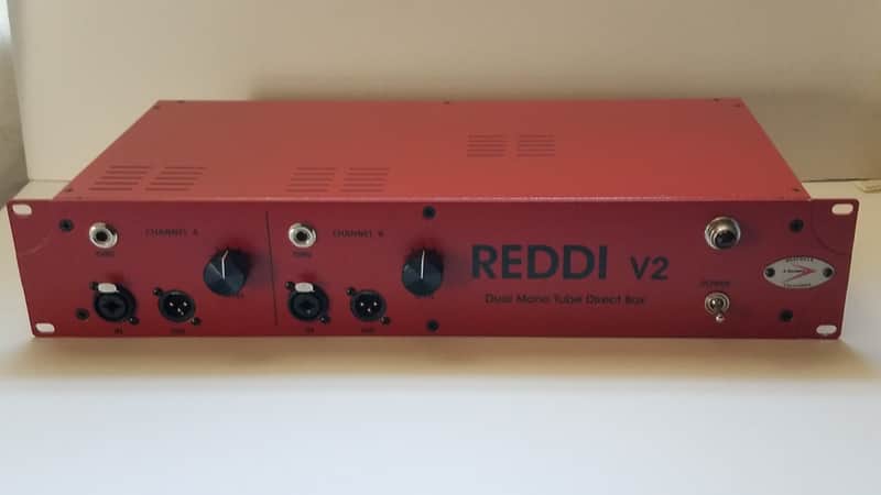 A-Designs Audio REDDI V2 Dual Mono Tube Direct Box 2010s - Red image 1