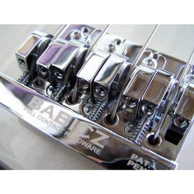 Babicz FCH 4-String Bass Bridge String Thru FCH4AMCHP Chrome image 2