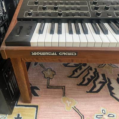 Sequential Prophet T8 76-Key 8-Voice Polyphonic Synthesizer 1983 - 1986 - Black with Wood Sides image 2