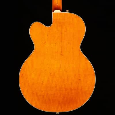Gretsch Professional G6120T-55 Vintage Select Edition '55 Chet Atkins Hollow Body with Bigsby Vintage Orange Stain (285) image 4