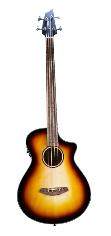 Breedlove Discovery S Concert Edgeburst Bass CE European-African mahogany image 1