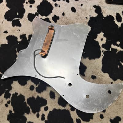 Decca Guitar Striped Aluminum Pickguard + Single Coil Pickup 1960's Teisco / Guyatone image 2