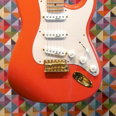 Fender Stratocaster Hank Marvin 40th Anniversary No.1 1998 - Fiesta Red image 2