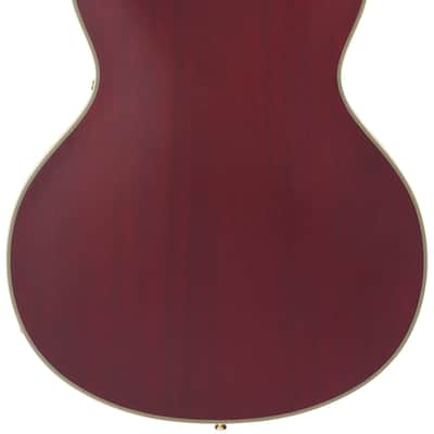 D'Angelico Deluxe DC - Satin Trans Wine (DADDCSTWGS) image 3