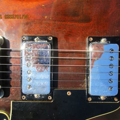 Gibson SG Deluxe Guitar, 1971, Walnut Finish, Bigsby, Grovers, Case image 5