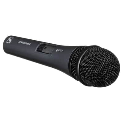 Liquid Audio Sennheiser E825-S Cardioid Dynamic Vocal Microphone Bundle w/Pig Hog PHM10 8mm Mic Cable Polishing Cloth image 4