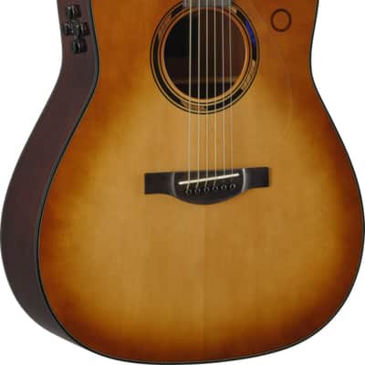 Yamaha TAG3 C TransAcoustic Dreadnought Acoustic-Electric Guitar, Solid Spruce Top, Sand Burst image 1