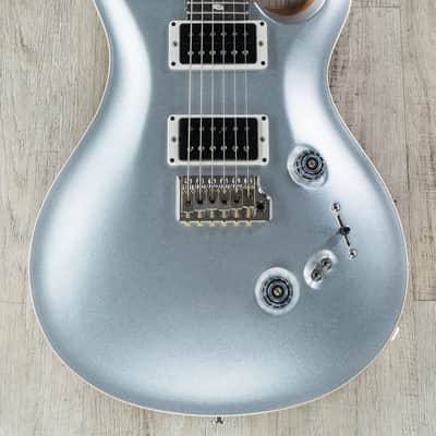 PRS Paul Reed Smith Custom 24-08 Electric Guitar Platinum Metallic Natural Back image 2