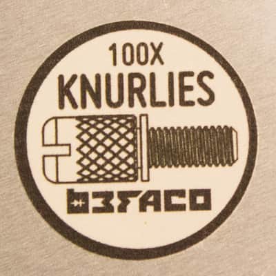 Befaco Knurlies 100 pack M3 Rack Screws for Eurorack Cases image 3