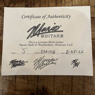 Mario Martin "Model S" Electric Guitar - Relic'd Two Tone Burst Finish & Lollar Pickups! image 10