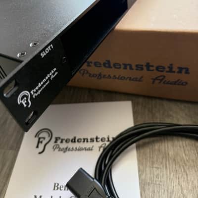 Fredenstein Bento 2 Horizontal 2-Slot Powered 500 Series Rack 2010s - Black image 5