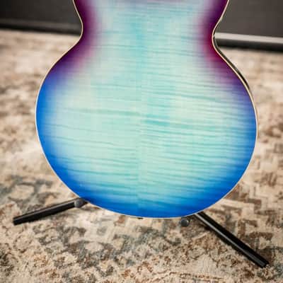 Epiphone ES-335 Figured Semi-hollow Electric Guitar - Blueberry Burst image 15
