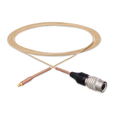 Mogan 1.2mm Replacement Cable for Audio-Technica Beltpacks, Beige image 2