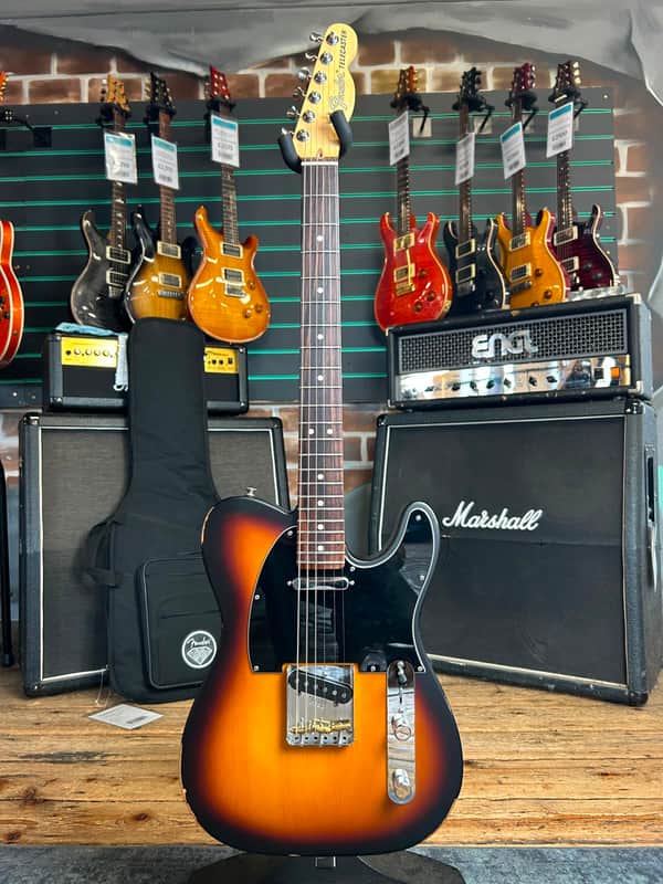 Fender Ltd Ed American Performer Timber Telecaster 2-Colour Sunburst 2024 Guitar image 1