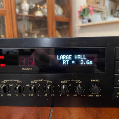 Yamaha REV 7 Digital Reverberator 1980s OLED DISPLAY UPGRADE - TESTED ✅💫 image 3