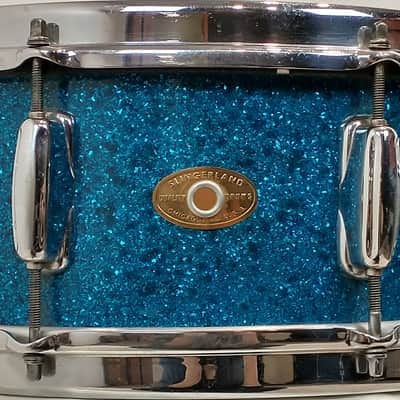 Slingerland 22/13/16/5.5x14" Radio King Drum Set - 1950's Blue Sparkle image 18