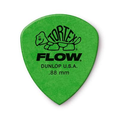 Dunlop Tortex Flow Guitar Picks | 0.88mm | 12pk image 1