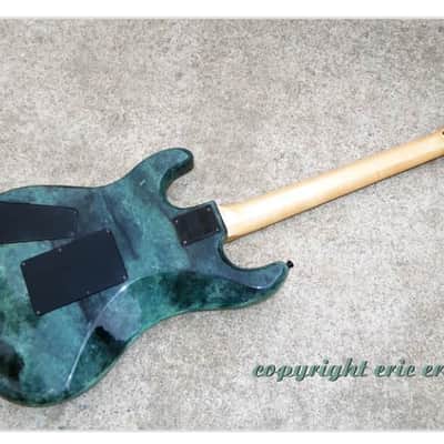 1988 Kramer Bon Jovi New Jersey cover Knapp graphic guitar. Owned by band member David Bryan image 4