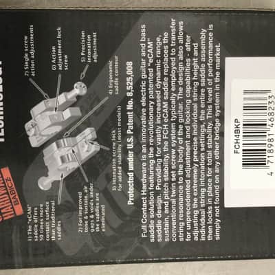 Babicz FCH4BK 4-String Bass Bridge Black image 2
