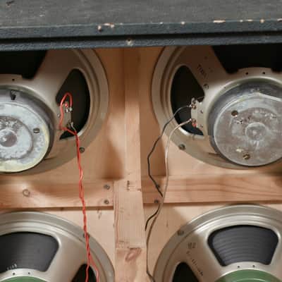 Marshall 1960A 4x12" Angled Guitar Speaker Cabinet 1964 - 1979 - with pre Rola Celestion greenbacks image 9