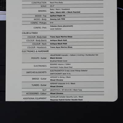 Mayones Regius Core 6 - Aqua Marine image 15