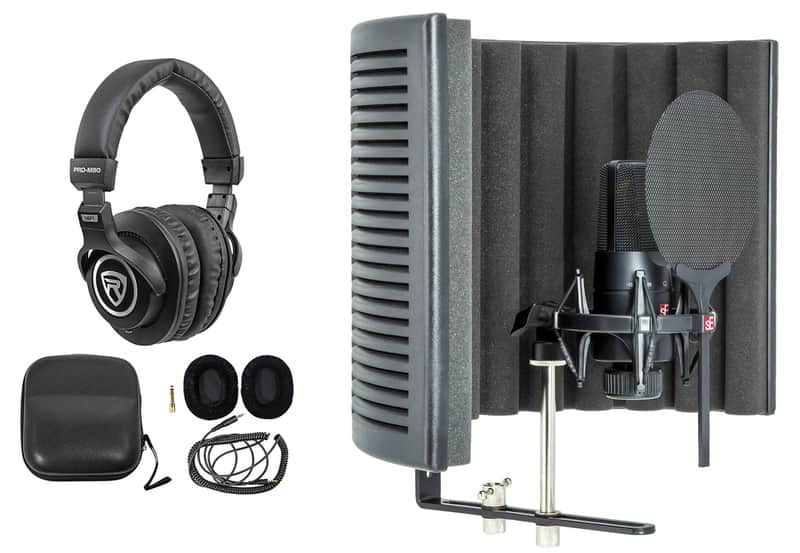 Se Electronics X1 S Studio Bundle w/Mic+RF-X Vocal Shield+Pop Filter+Headphones image 1
