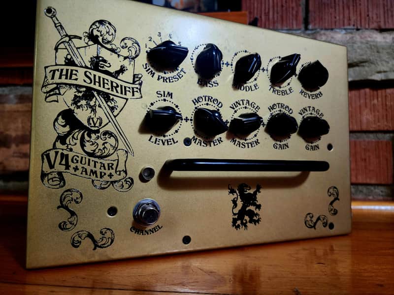 Victory Amps V4 The Sheriff 2-Channel 180-Watt Hybrid Guitar Amp Pedal 2022 - Present - Gold image 1