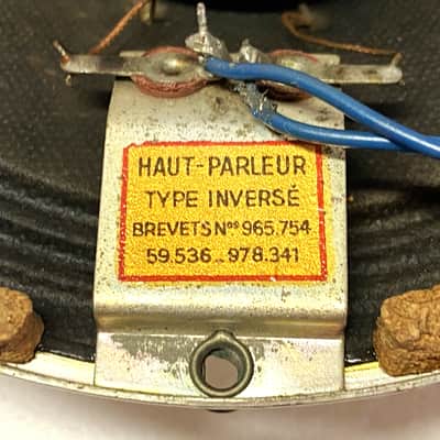 Haut-Parleur Inversé Vintage Boomer Speaker MUSICALPHA PARIS Made in France image 5