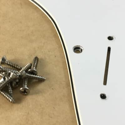 Lefty Vintage Spec Reissue 3-ply  Relic White Stratocaster Fender Pickguard Strat Aged Made in  USA image 10
