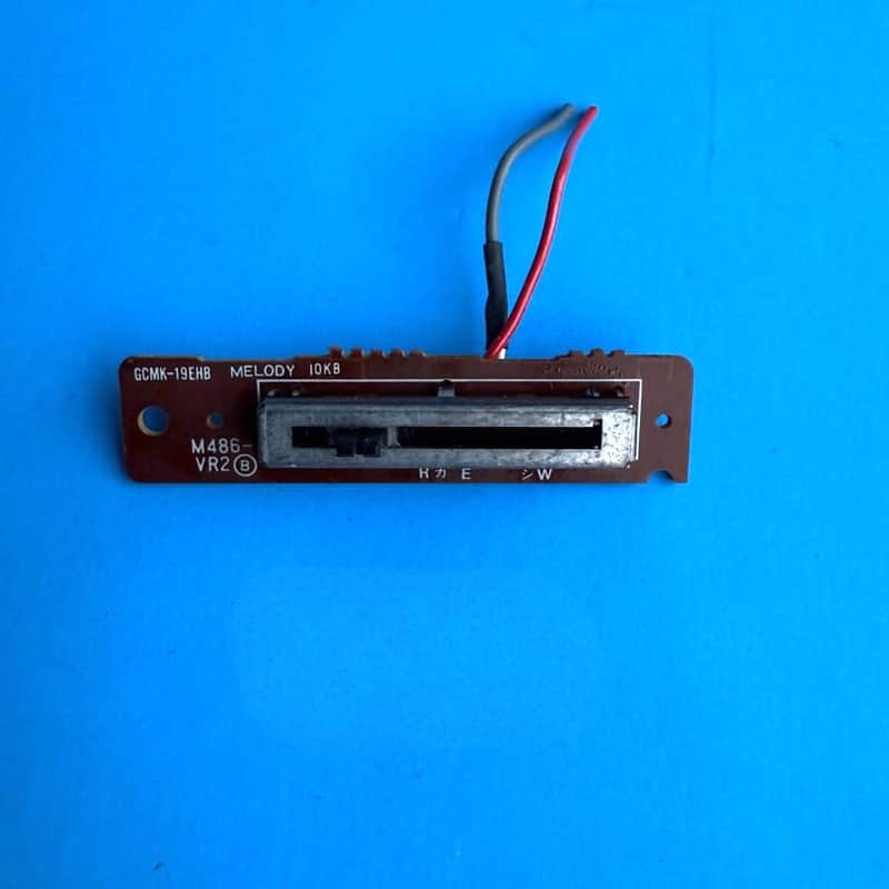 CASIO MT-100 Vintage Keyboard Part: Melody Slider Pot PCB Board [M486-VR2B] image 1