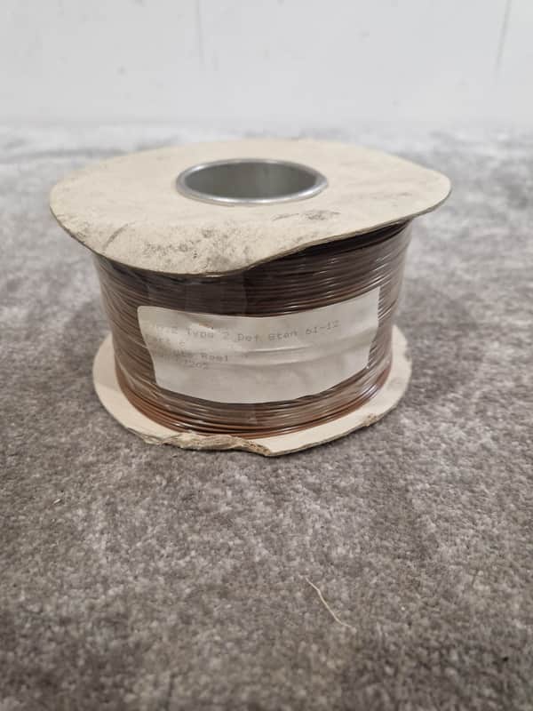 Def Spec 7/0.2mm Equipment Wire Type 2 Brown 500 Metres - Industrial Grade - Excellent image 1